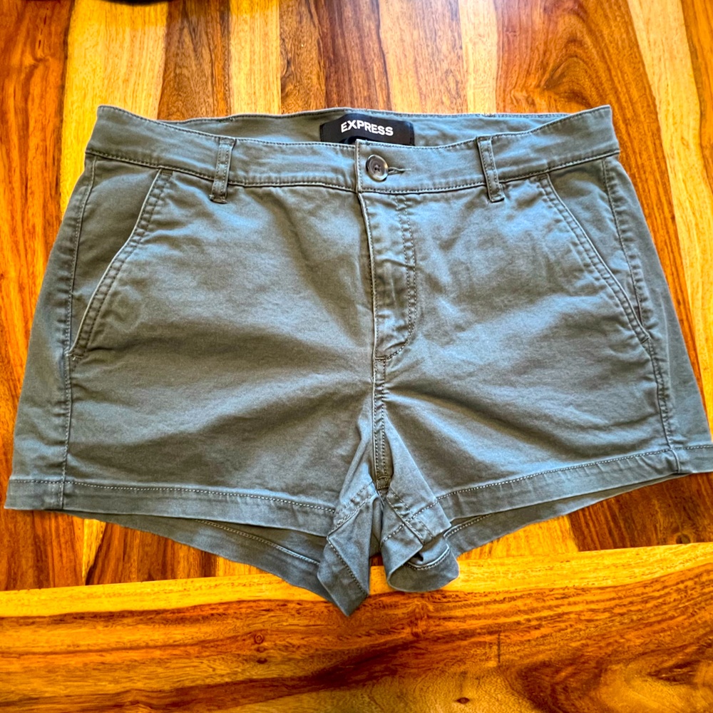 Khaki Army Green Express Shorts